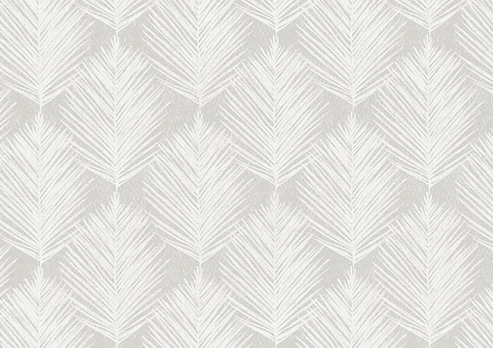 Gentle Palm, Warm Grey - Roman Blind - Image 7
